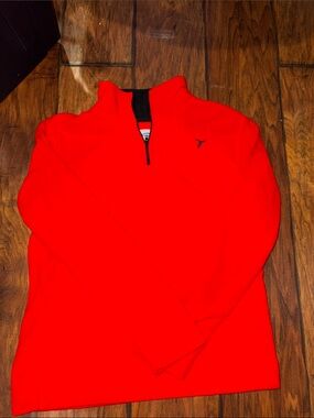 Red Quarter-Zip Fleece Pullover Old  Navy